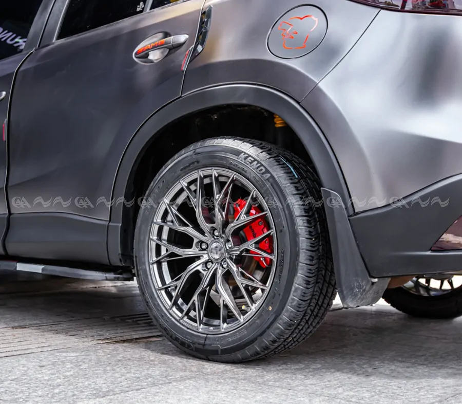 Ốp má phanh HQ Racing Mercedes GLE đỏ - Ảnh 4