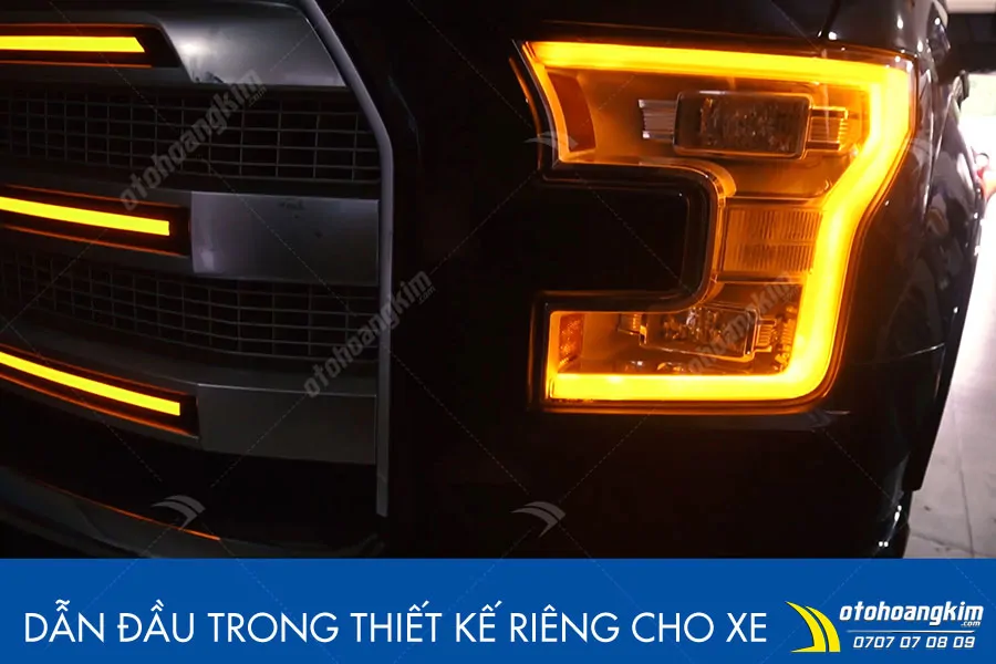 Đèn led mặt ca lăng Ford F150 - Ảnh 5