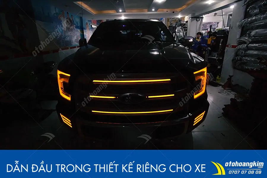 Đèn led mặt ca lăng Ford F150 - Ảnh 3
