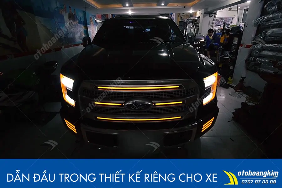 Đèn led mặt ca lăng Ford F150 - Ảnh 2