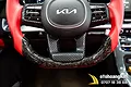 Vô Lăng Độ Thể Thao Xe Kia Carnival Kiểu Carbon Forged Phối Da Đỏ - ảnh 1