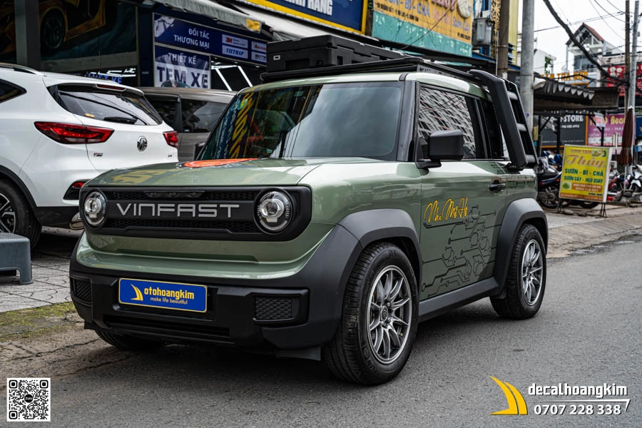Tem xe VinFast VF3 phong cách công nghệ - Ảnh 1