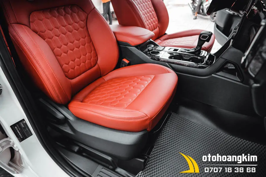 Bọc Ghế Da Hyundai Santafe - Ảnh 5