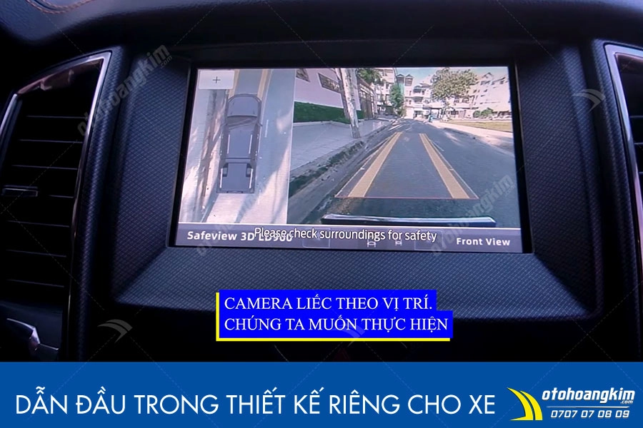 Camera 360 Safeview 3D Ford Ranger - Ảnh 1