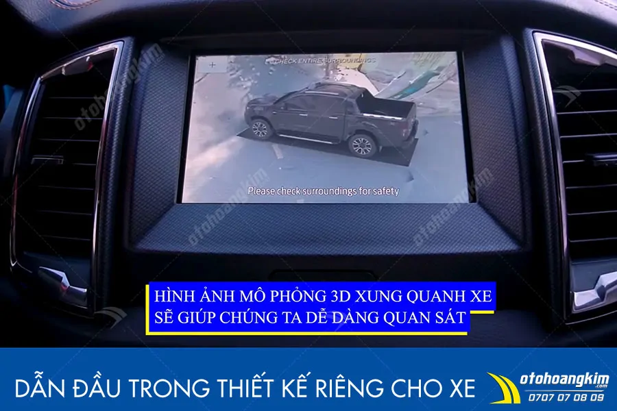 Camera 360 Safeview 3D Ford Ranger - Ảnh 4