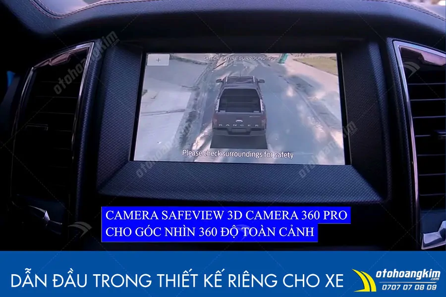 Camera 360 Safeview 3D Ford Ranger - Ảnh 2