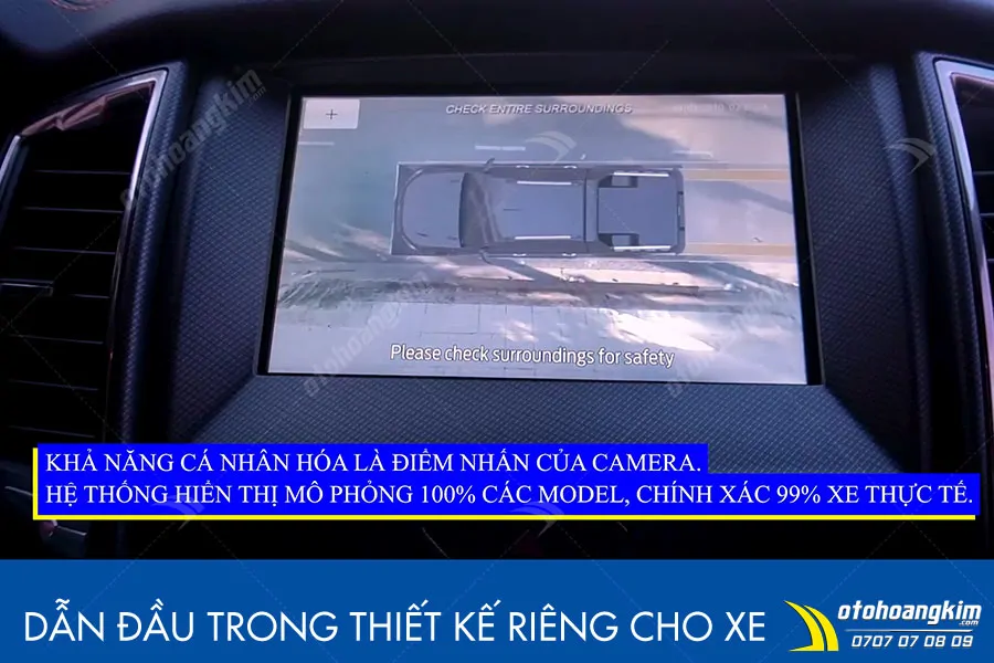 Camera 360 Safeview 3D Ford Ranger - Ảnh 3