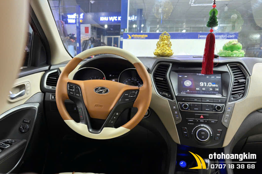 Bọc Ghế Da Hyundai Santafe - Ảnh 8