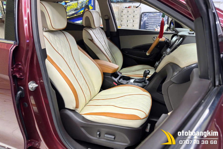 Bọc Ghế Da Hyundai Santafe - Ảnh 10