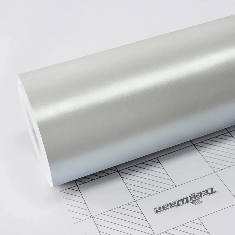 Decal Teckwrap Satin Pearl White ECH01  - Ảnh 1