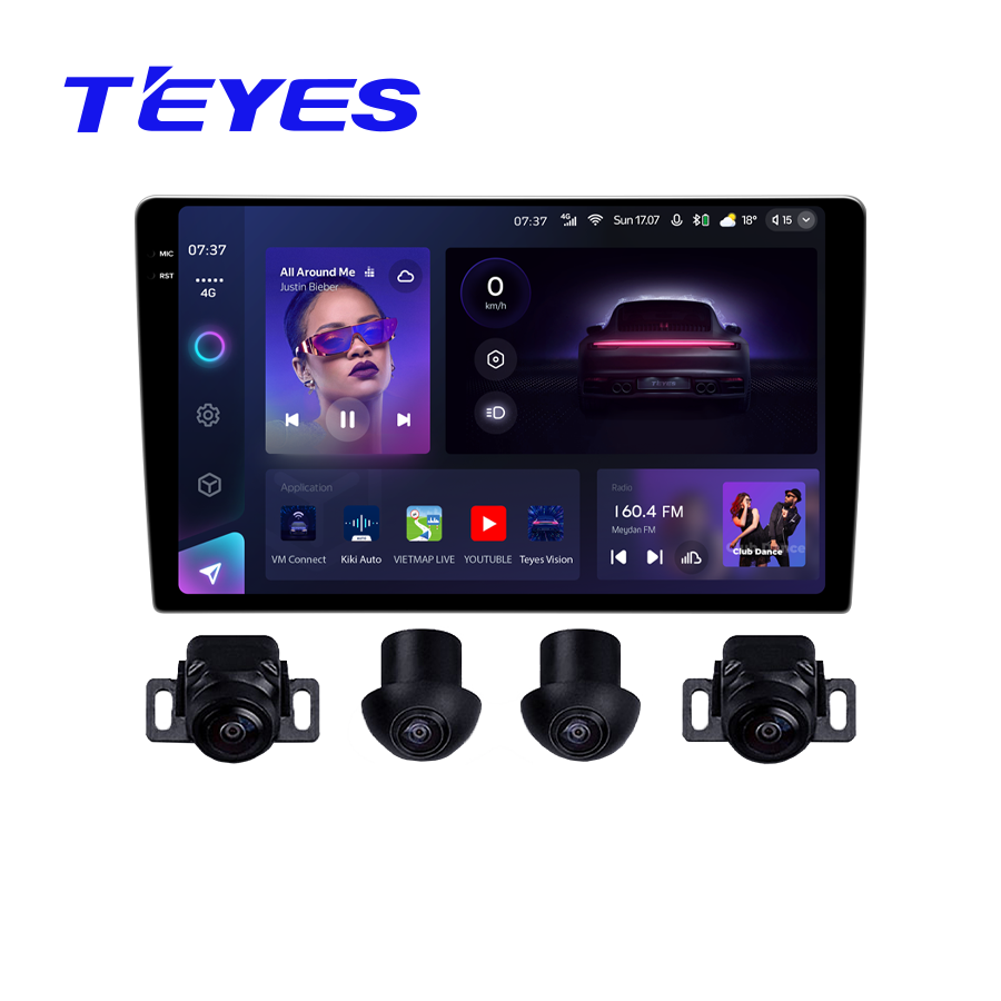 Màn hình android Teyes CC3 2K 360 10inch 4/32 - Ảnh 2