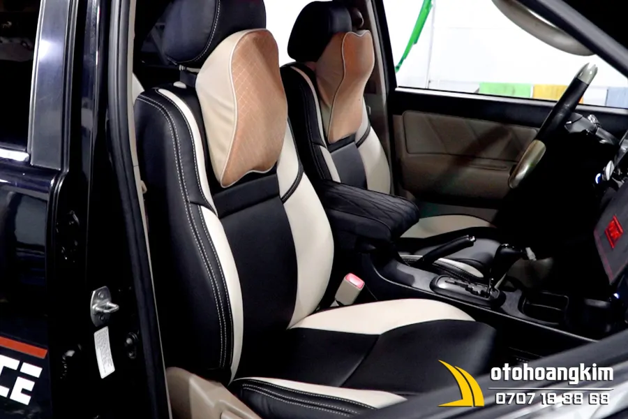 Bọc Ghế Da Toyota Fortuner - Ảnh 9
