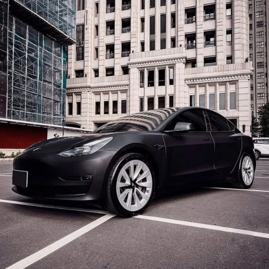 Decal Teckwrap Deep black SCM01  - Ảnh 4