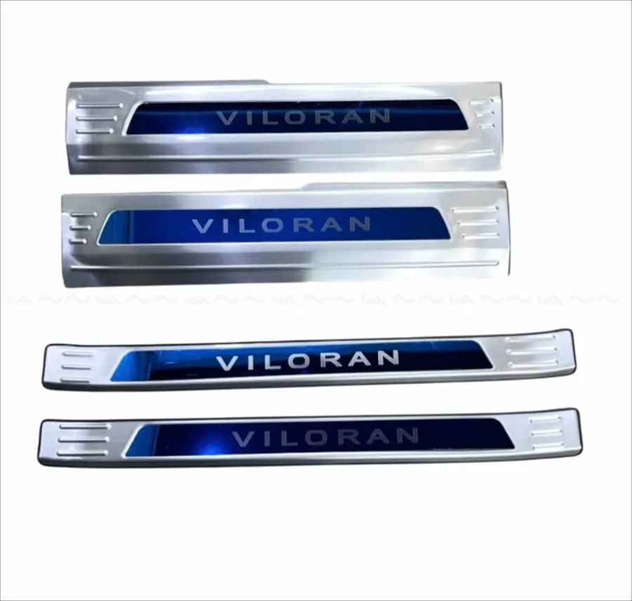  Nẹp bước chân trong + ngoài Viloran inox có đèn   - Ảnh 3