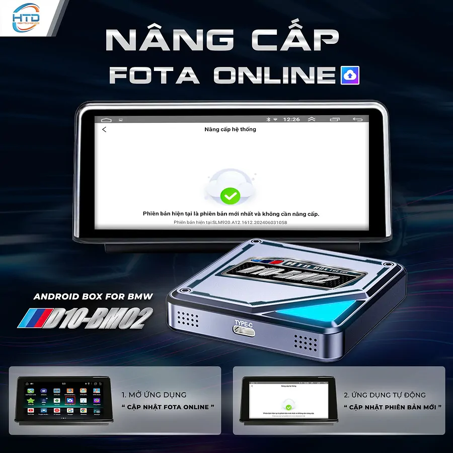 Android box HTD D10-BM02 cho BMW 320i - Ảnh 6