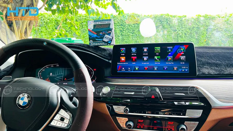 Android box HTD D10-BM02 cho BMW 520i 2024 - Ảnh 10