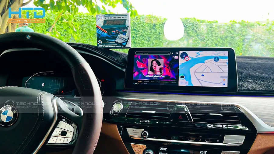 Android box HTD D10-BM02 cho BMW 520i 2024 - Ảnh 9