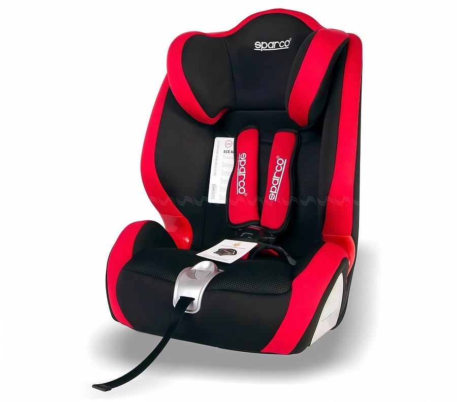 Ghế ngồi ô tô trẻ em Sparco F1000K màu đỏ - Ảnh 1