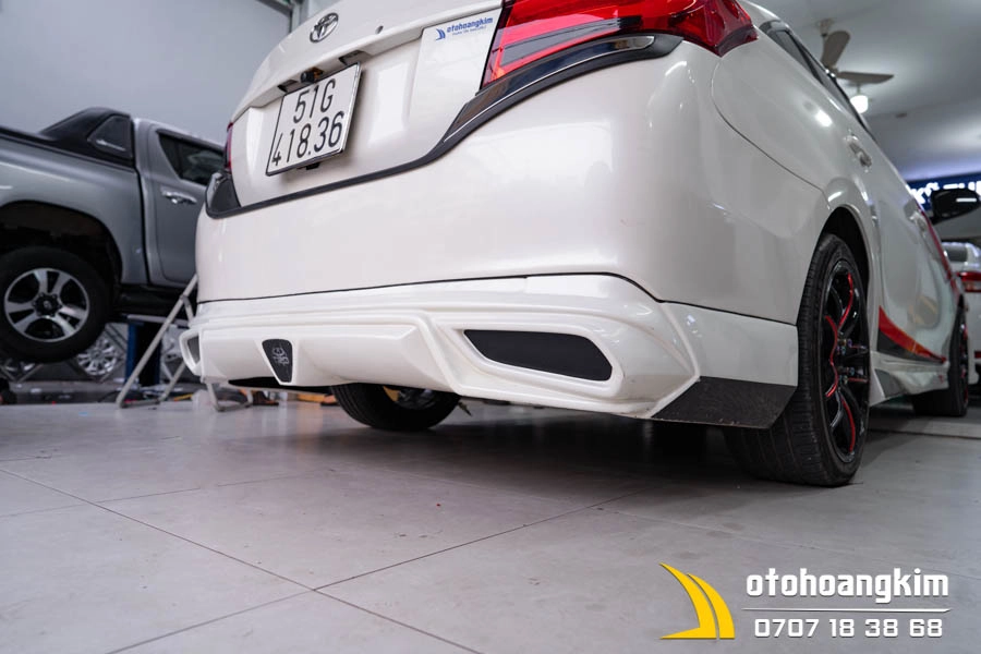 Ốp body kit Toyota Vios 2017 - Ảnh 1
