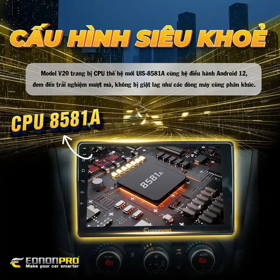 Màn hình android EononPro V20 9 inch - Ảnh 2