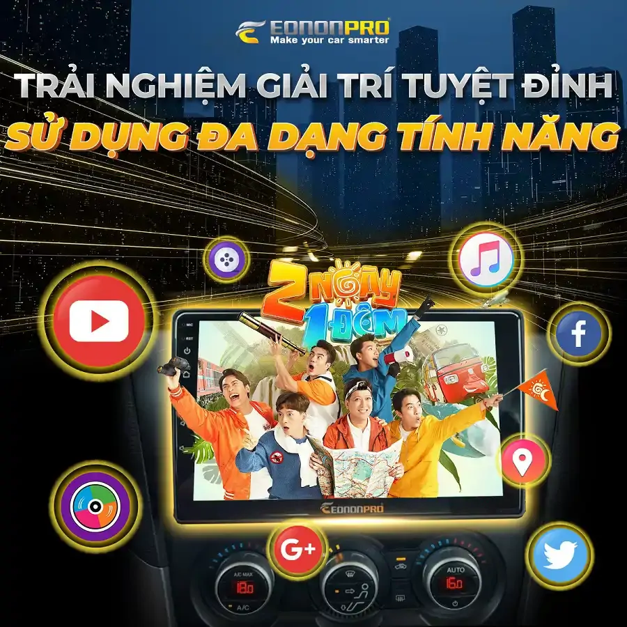 Màn hình android EononPro V20 9 inch - Ảnh 4