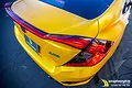 Dán đổi màu vàng mờ Honda Civic - ảnh 4