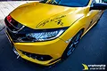 Dán đổi màu vàng mờ Honda Civic - ảnh 2