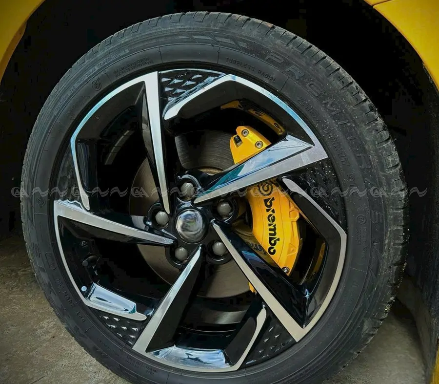 Ốp má phanh HQ Racing Creta 2022 vàng - Ảnh 5