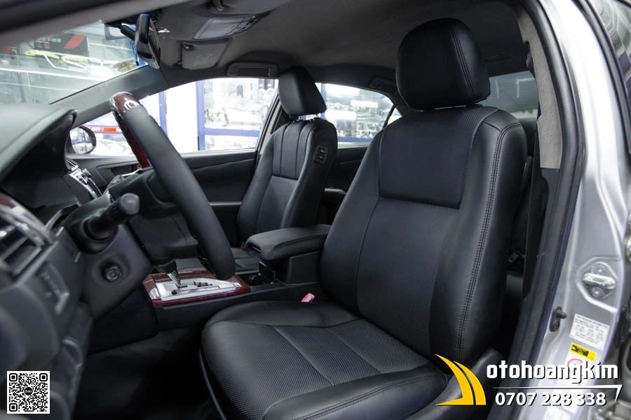 Bọc Áo Ghế Da Nappa King 7.0 Màu Đen Cho Toyota Camry  - Ảnh 1