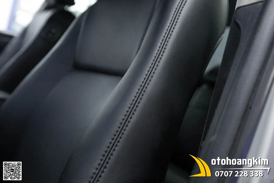 Bọc Áo Ghế Da Nappa King 7.0 Màu Đen Cho Toyota Camry  - Ảnh 4