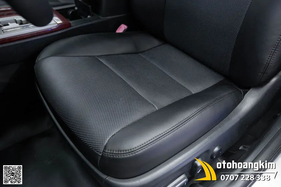 Bọc Áo Ghế Da Nappa King 7.0 Màu Đen Cho Toyota Camry  - Ảnh 3