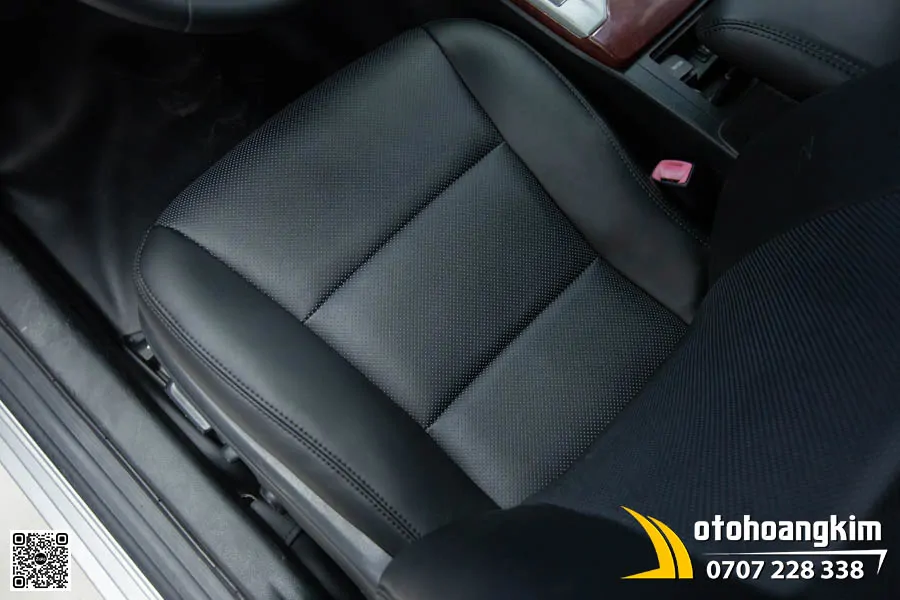 Bọc Áo Ghế Da Nappa King 7.0 Màu Đen Cho Toyota Camry  - Ảnh 9