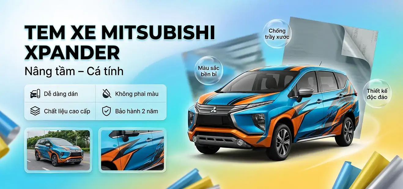 Tem Xe Mitsubishi Xpander
