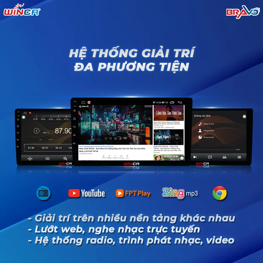 Màn hình android Winca S170+ QLED 9 inch - Ảnh 7