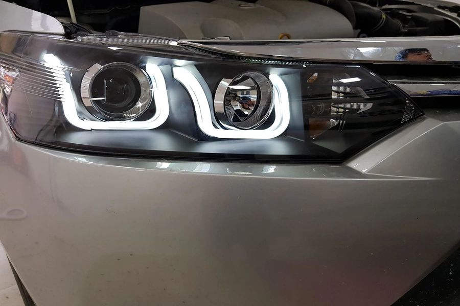 ĐỘ ĐÈN PHA Toyota Vios - Ảnh 1