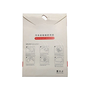 Miếng dán chống nước mưa gương ô tô hình bầu dục