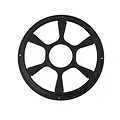 Ốp loa sắt tròn 10 inch màu đen - ảnh 1