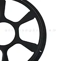 Ốp loa sắt tròn 10 inch màu đen - ảnh 3
