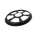 Ốp loa sắt tròn 10 inch màu đen - ảnh 2