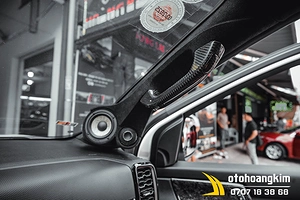 Ốp nội thất cacbon xe Ford Everest 2023