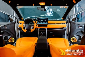 Đổi Màu Nội Thất Cam - Đen Xe Mitsubishi Xpander