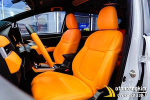 Đổi Màu Nội Thất Cam - Đen Xe Mitsubishi Xpander