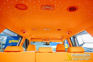 Kia Carens Bọc Trần Da Lộn Và Trần Sao Rơi