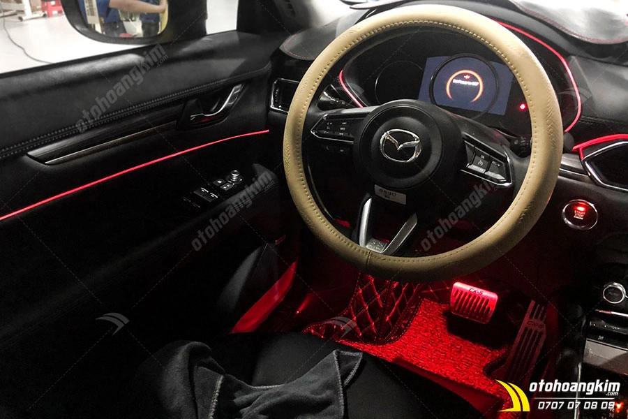 Bọc Vô Lăng Mazda Cx5 Màu Vàng - Ảnh 1