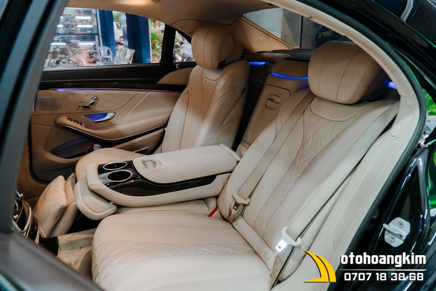 Đổi Màu Nội Thất Mercedes Maybach Màu Cực Sang - Ảnh 4