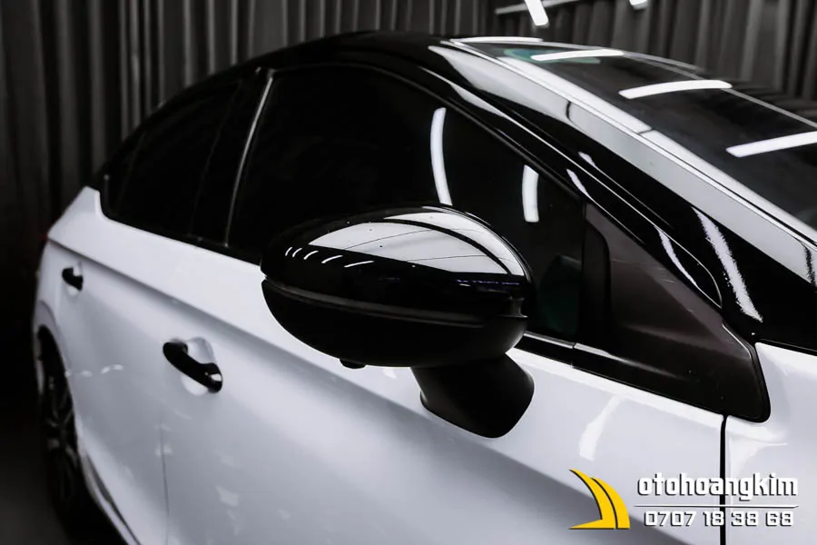 Wrap Màu Trắng Diamond Crystal Cho Honda City - Ảnh 3