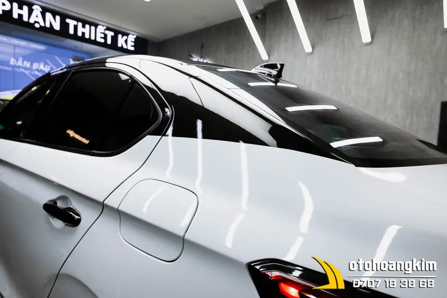 Wrap Màu Trắng Diamond Crystal Cho Honda City - Ảnh 9