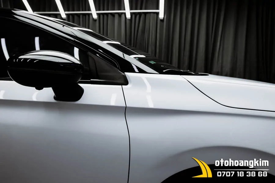 Wrap Màu Trắng Diamond Crystal Cho Honda City - Ảnh 11