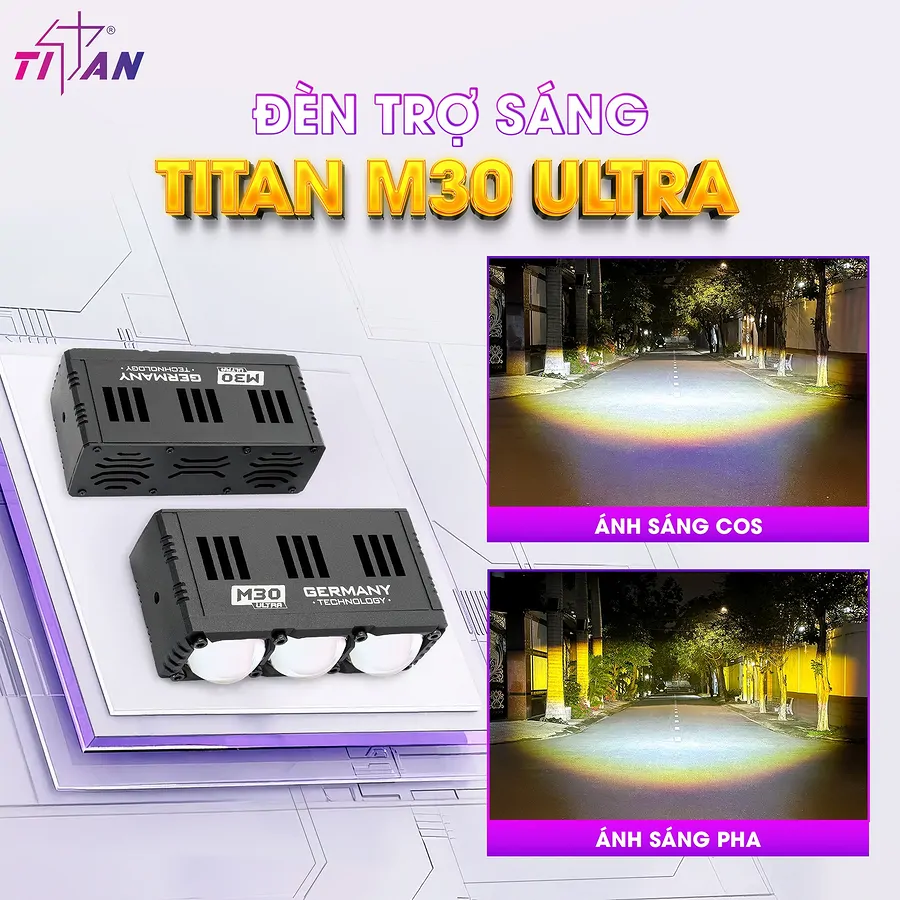 Đèn trợ sáng Titan M30 Ultra  - Ảnh 6