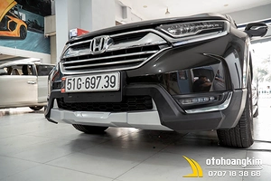 Ốp cản trước Honda Crv 2021 bạc